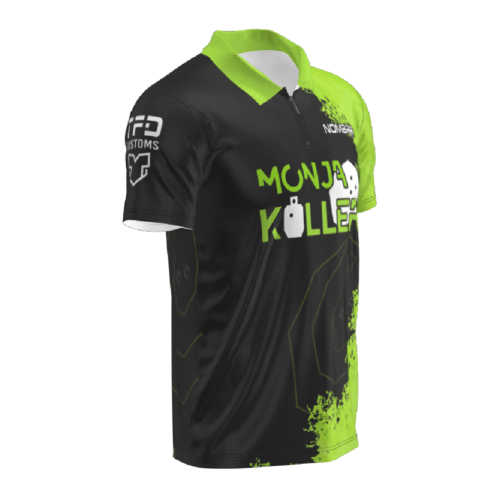polo monja killer verde lado derecho