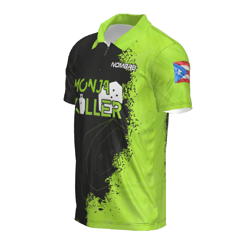 polo monja killer verde lado izquierdo